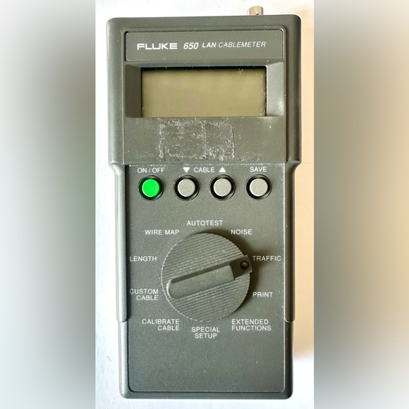 Fluke 650 LAN Cable Meter 650R Remote w/ Case Manual - Picture 2 of 13